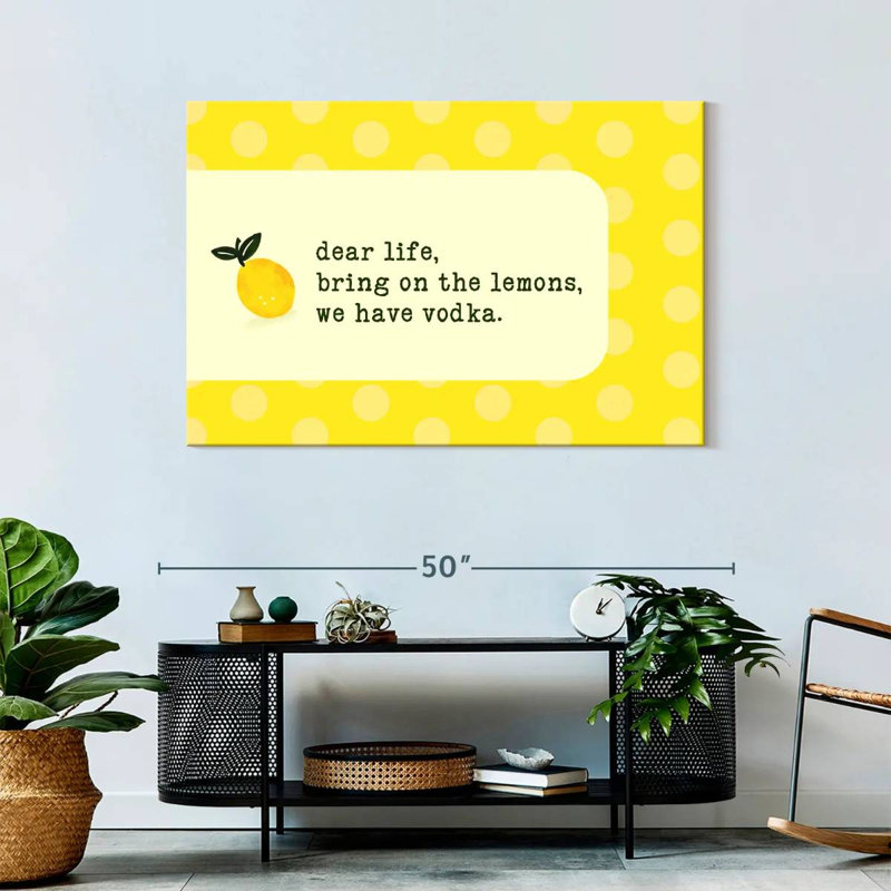 Vodka Lemon, 30" H x 45" W
