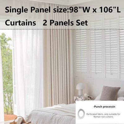 Zyrek Polyester Blend Room Darkening Curtain Pair