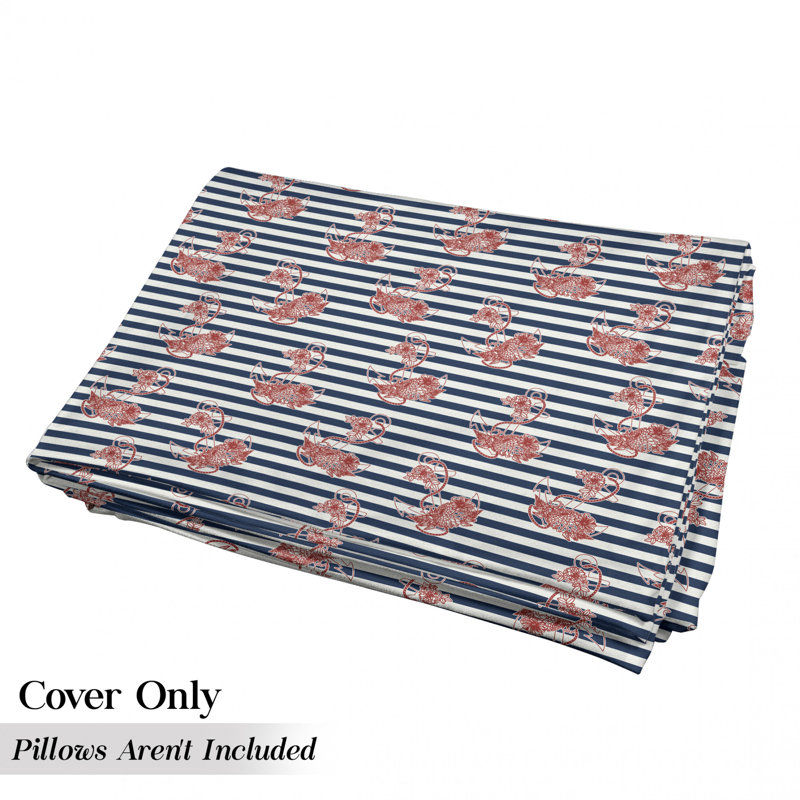 Housse de coussin florale, H 2 po x l 27 po x P 88 po