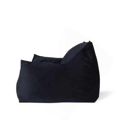 Comfortable Armrest-Equipped Bean Bag Chair For Relaxation, Versatile And Stylish by Latitude Run