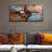 "Composition I" Iron Hand Painted 3D Wall Art