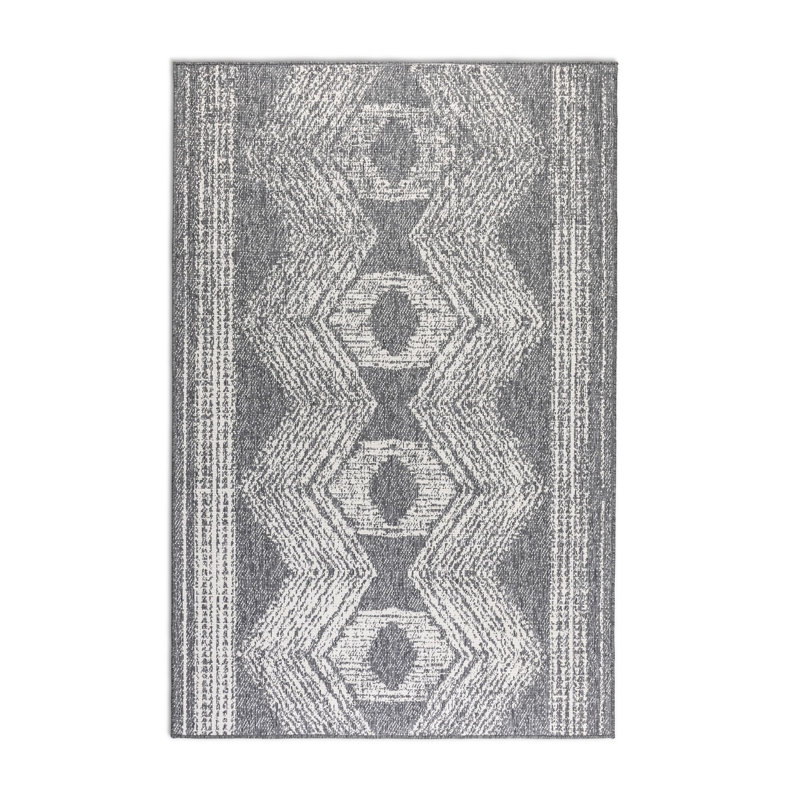 Dynamic Geometric Indoor / Outdoor Area Rug, Rectangular 80 x 150cm