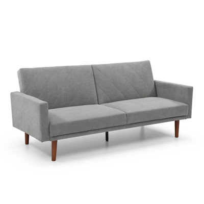 Eveline Queen 204cm Upholstered Convertible Sofa