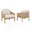 Fauteuil club d'extérieur en bois d'acacia-1559500956