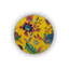Tapis décoratif à motif floral jaune-728978416