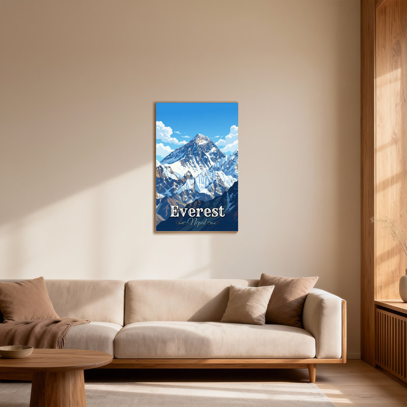 Paysages pittoresques et urbains Everest, H 18 po x l 12 po