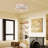 Zailey 19.29" Farmhouse Caged Ceiling Fan with Remote Control and 4 Dimmable Bulbs Included