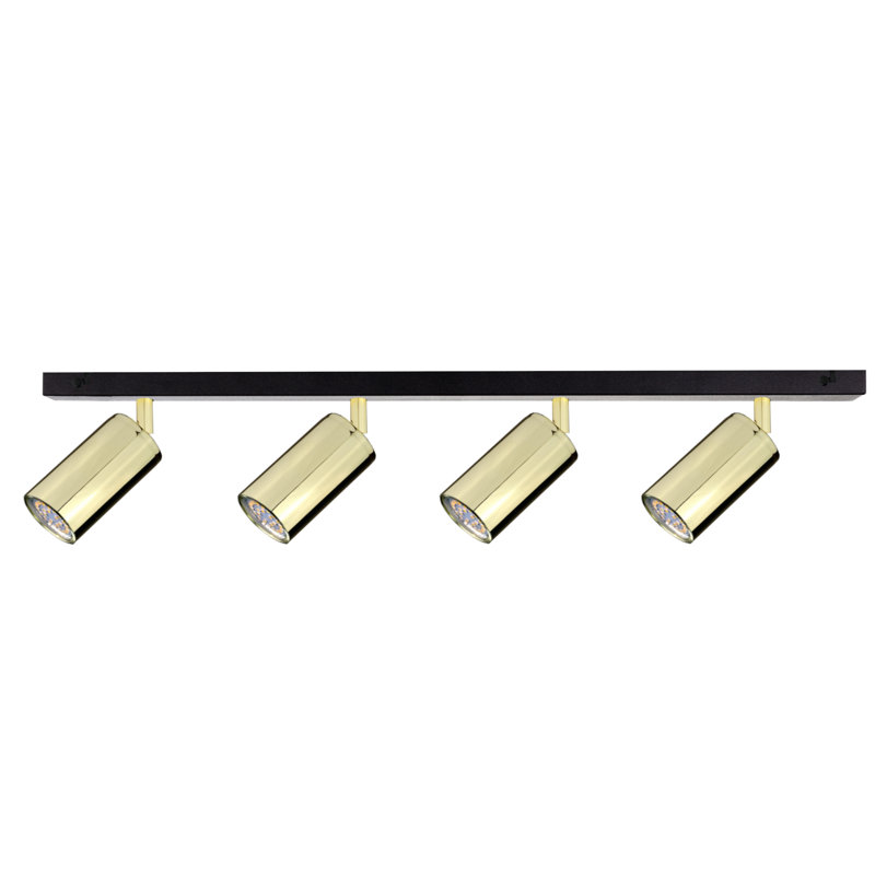 Gatliff 60cm 4 -Light Track Kit, Black/Gold