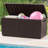 Keter Capri 80 Gallon Durable Resin Outdoor Storage and Organization Deck Box Ideal For Garden Patio Furniture and Supplies, Brown