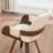 Braiden Set of 2 Swivel Faux Leather Bentwood Dining Chair-279018573