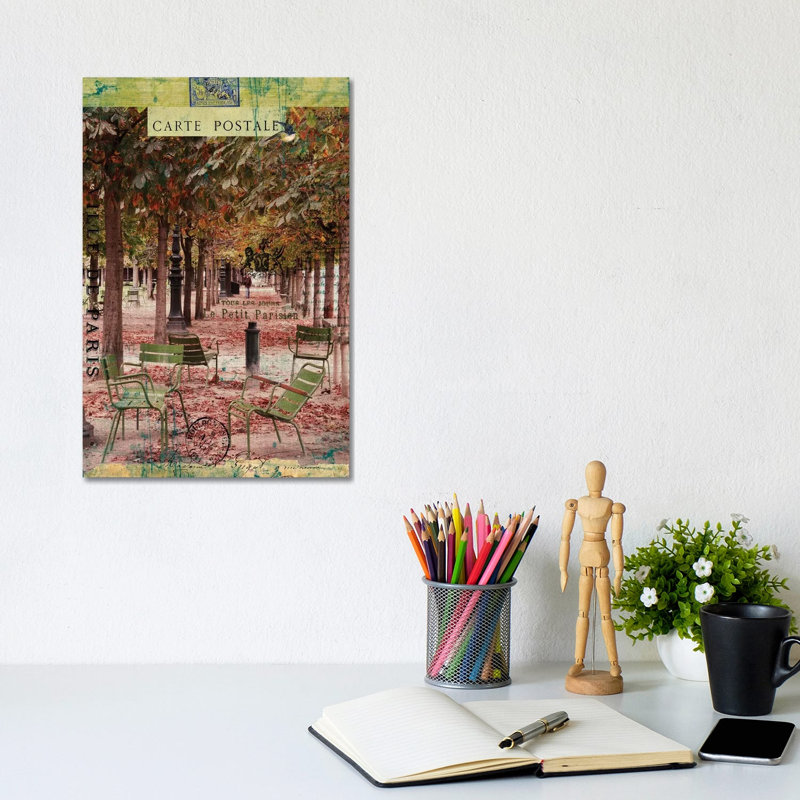 Paris Bistro IV by Sandy Lloyd - Wrapped Canvas Print, 30.48cm H x 30.48cm W x 1.905cm D