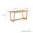 Solara 71" Rectangle Wood Dining Table-105770570