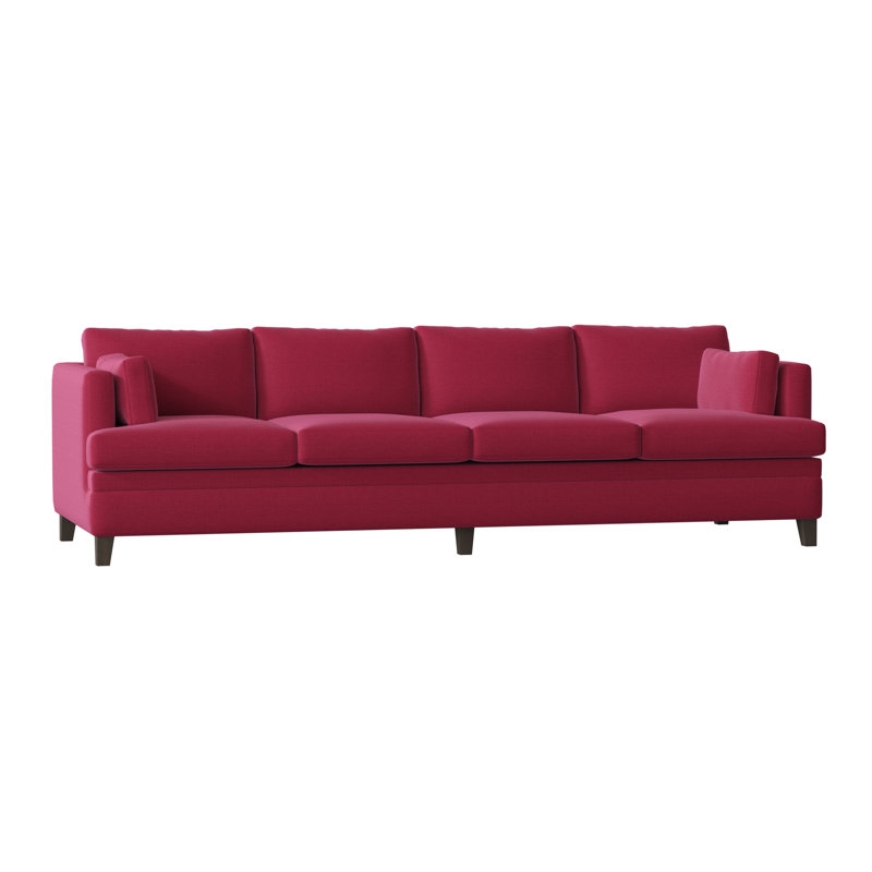 Canapé Todd, Fuchsia Tess, Acajou brun