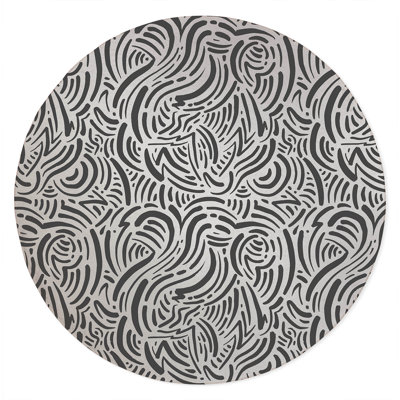 Cozy Swirl Non-Slip Outdoor Rug