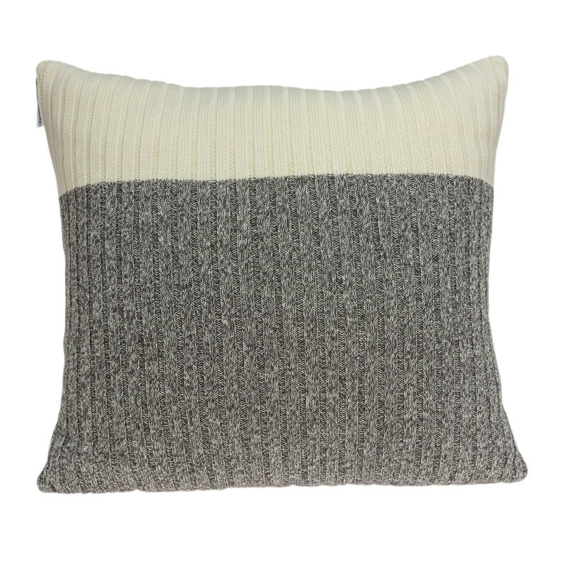 Bester Cotton Reversible Throw Pillow, Polyester/Polyfill