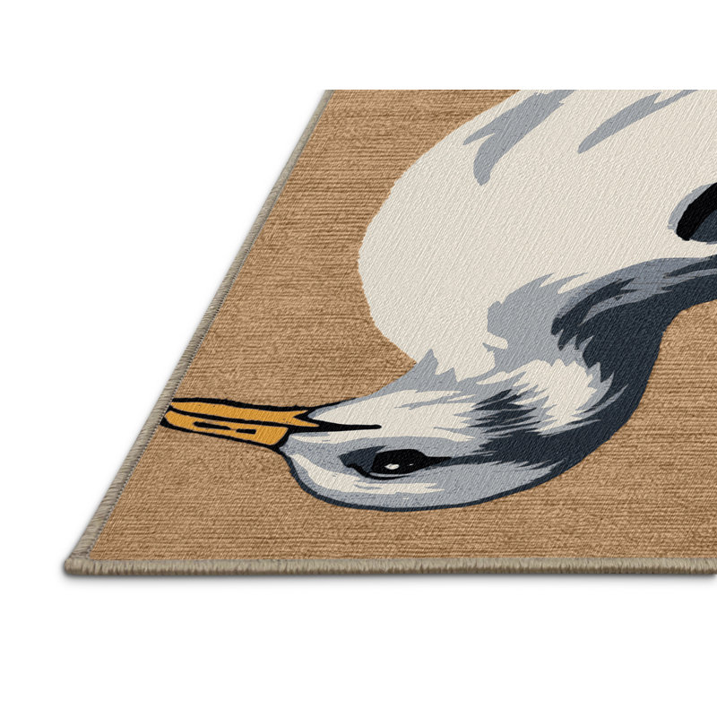  Tapis lavable à pattes noires Kittiwake, Tapis de couloir 2 pi x 5 pi