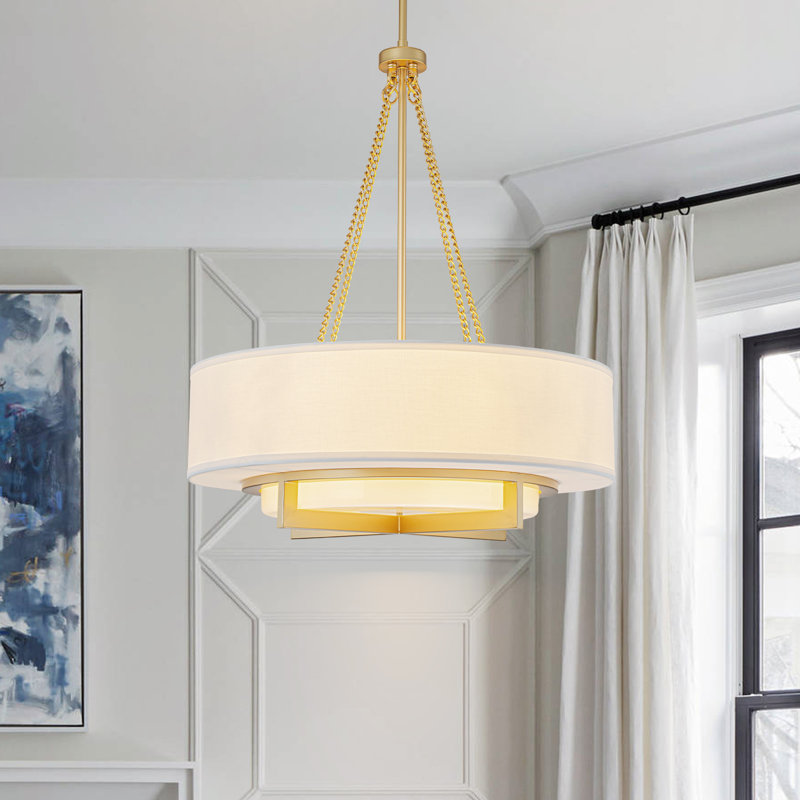Lustre tambour 4 lumières