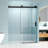 56" - 60" (W) X 76" (H) Frameless Soft-Closing Shower Door, 1/4" (6Mm) Tempered Glass Single Sliding With Explosion-Proof Film-125316953