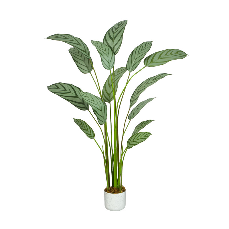 Ankitha Faux Bird of Paradise Plant, 140cm H  x 30cm W  x 30cm D
