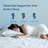 White Goose Down Pillow, 650 Fill Power Luxury Hotel Collection for All Sleeper,100% Cotton Shell-815199921-814117452
