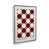Cadre flottant en chrome poli