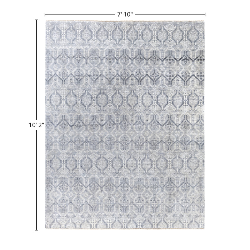 Overdyed One-of-a-Kind 7' 10" X 10' 2" Hand Knotted Area Rug