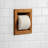 Teak Recessed Toilet Paper Holder