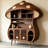 Modern-style wood wine cabinet