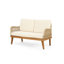 CHAT SET_LOVESEAT & COFFEE TABLE & 2 CLUB CHAIRS