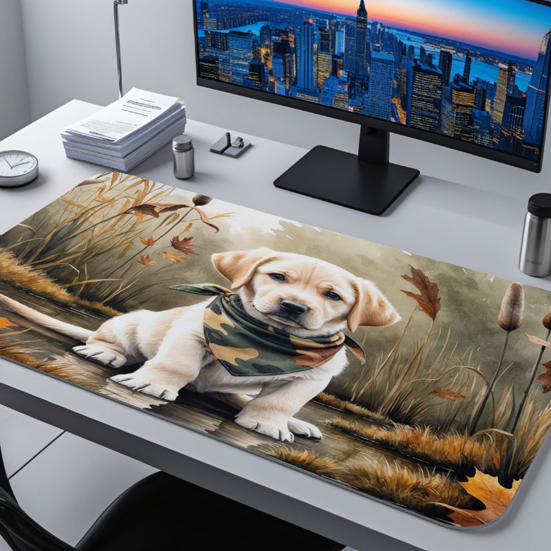 Polyester Desk Pad, 23.6x13.8