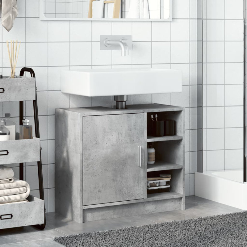 Brayah Under Sink Cabinet, Concrete grey