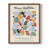 Brown Single Picture Framed