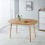 Table extensible, table à manger, table de bureau, table basse, pieds en bois, plateau en panneau de fibres à densité moyenne, 100/140 / 180x100x75cm, couleur chêne-305040623-305040626
