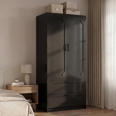 Armoire 71 "avec 2 tiroirs et tringle