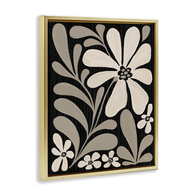 Cadre flottant crème crème moderne, design par Cat Thurman Designs