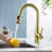 Bari Pull Down Single Handle Kitchen Faucet-73243922