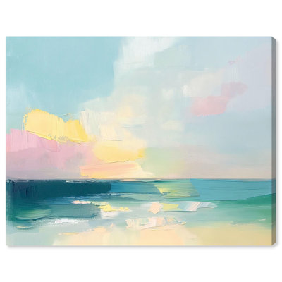 Art Remedy, impressions côtières, toile, lever de soleil, bord de mer I