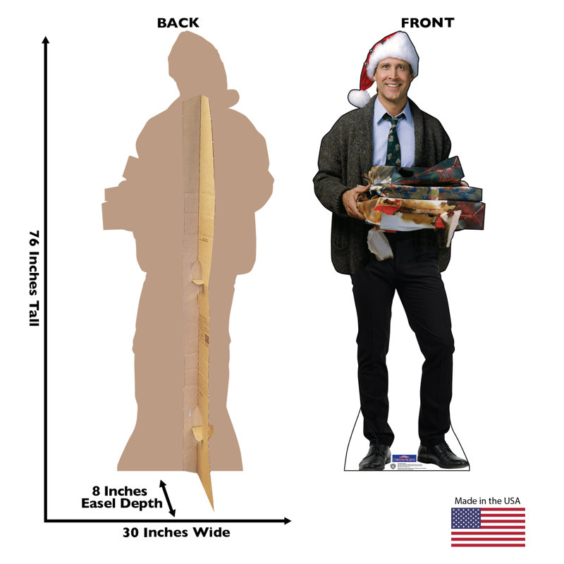 Life-Size Clark Griswold Christmas Cardboard Standup