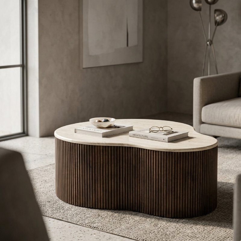 Table basse Mari, H 13 po x L 33 po x l 28 po
