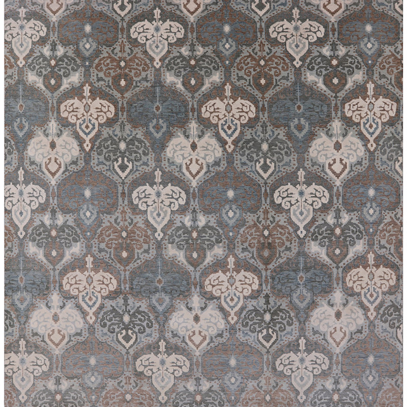 Abstract Indoor Rug, Square 6'