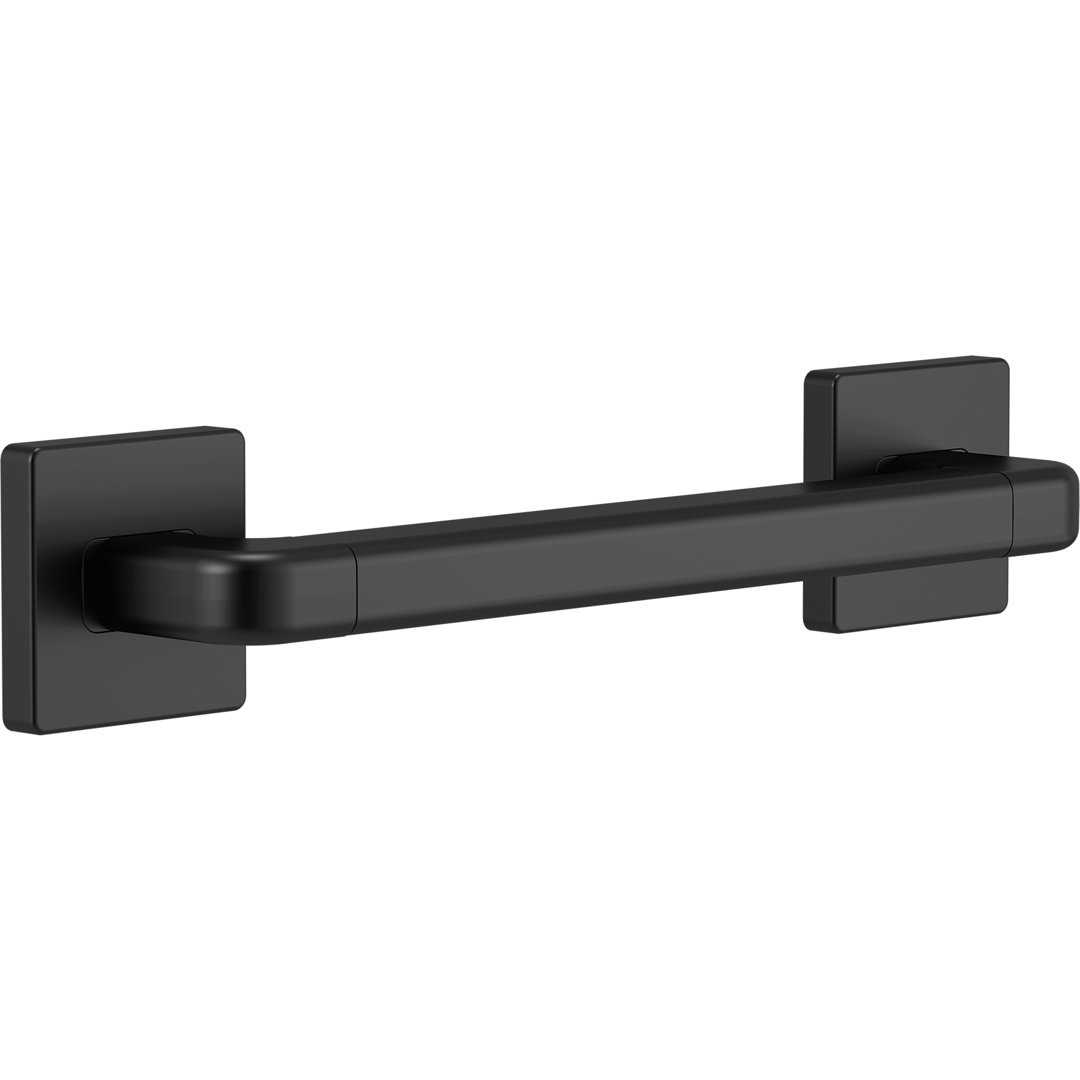 Modern Angular Concealed Screw Decorative Grab Bar Delta 