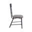 Ensemble de 2 chaises d'appoint avec coussin de siège