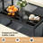  8 Pcs Patio Furniture Set With Tempered Glass Coffee Table Pe Wicker Rattan Chairs
