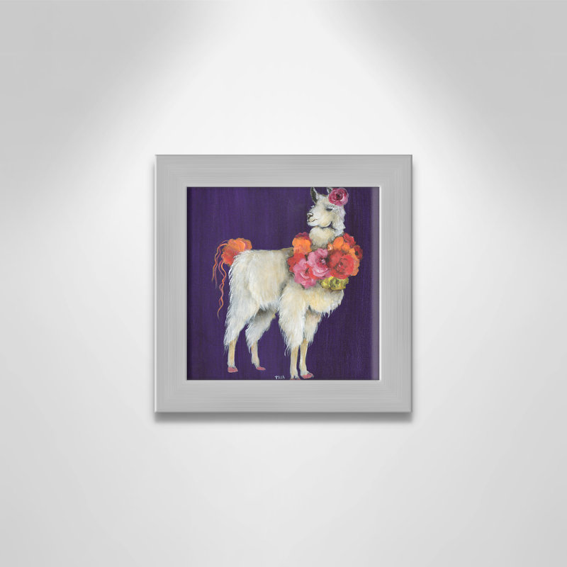 Art sur toile little, H 10 po x l 10 po x P 0,625 po, Cadre argenté
