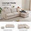 Canapé modulaire en L avec repose-pieds Boucle-455972846