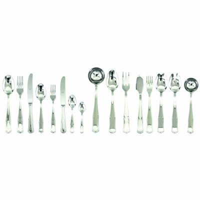 Bavaria 126 - Piece Stainless Steel Flatware Set - Service for 12