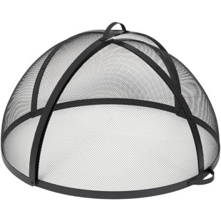 Pare-étincelles rond pour foyer