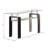 Oecusse 48'' Glass Top Console Table