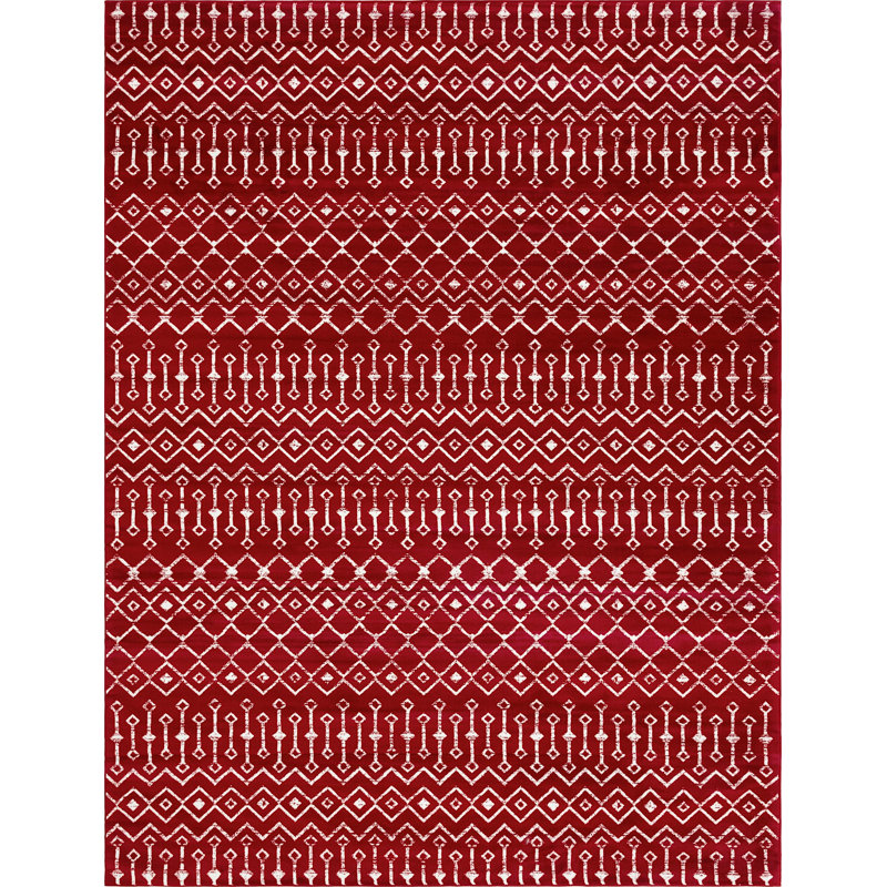 Aemtenan Abstract Indoor Rug, Rectangle 9'10" x 13'