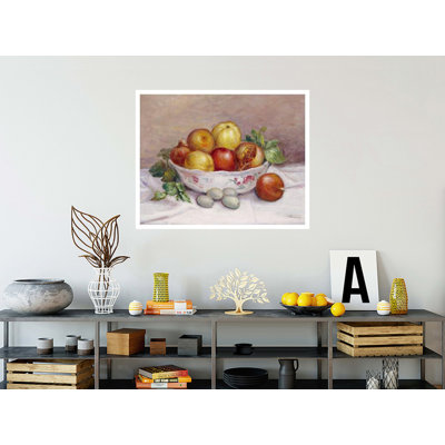 «Nature Morte a la Grenade» par Pierre-Auguste Renoir - Estampe numérique
